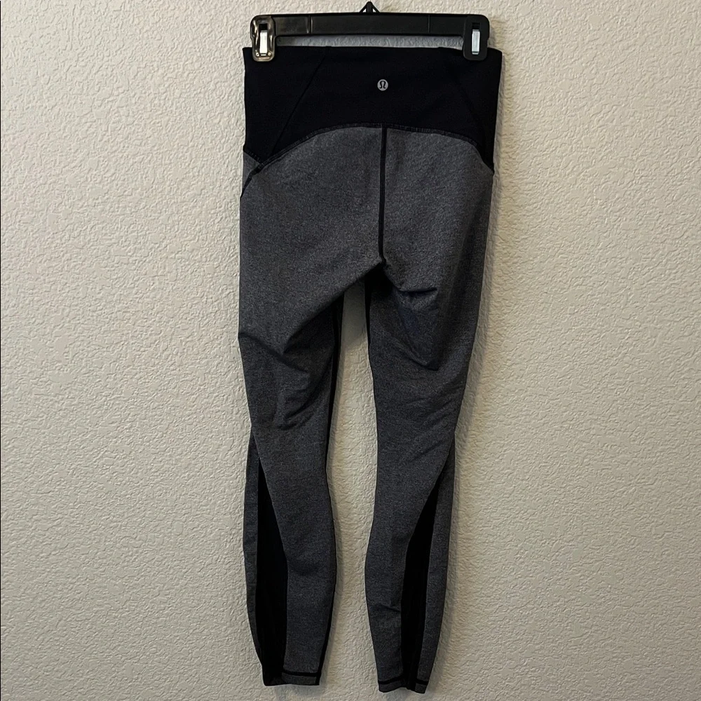 lululemon athletica Black and Gray Leggings